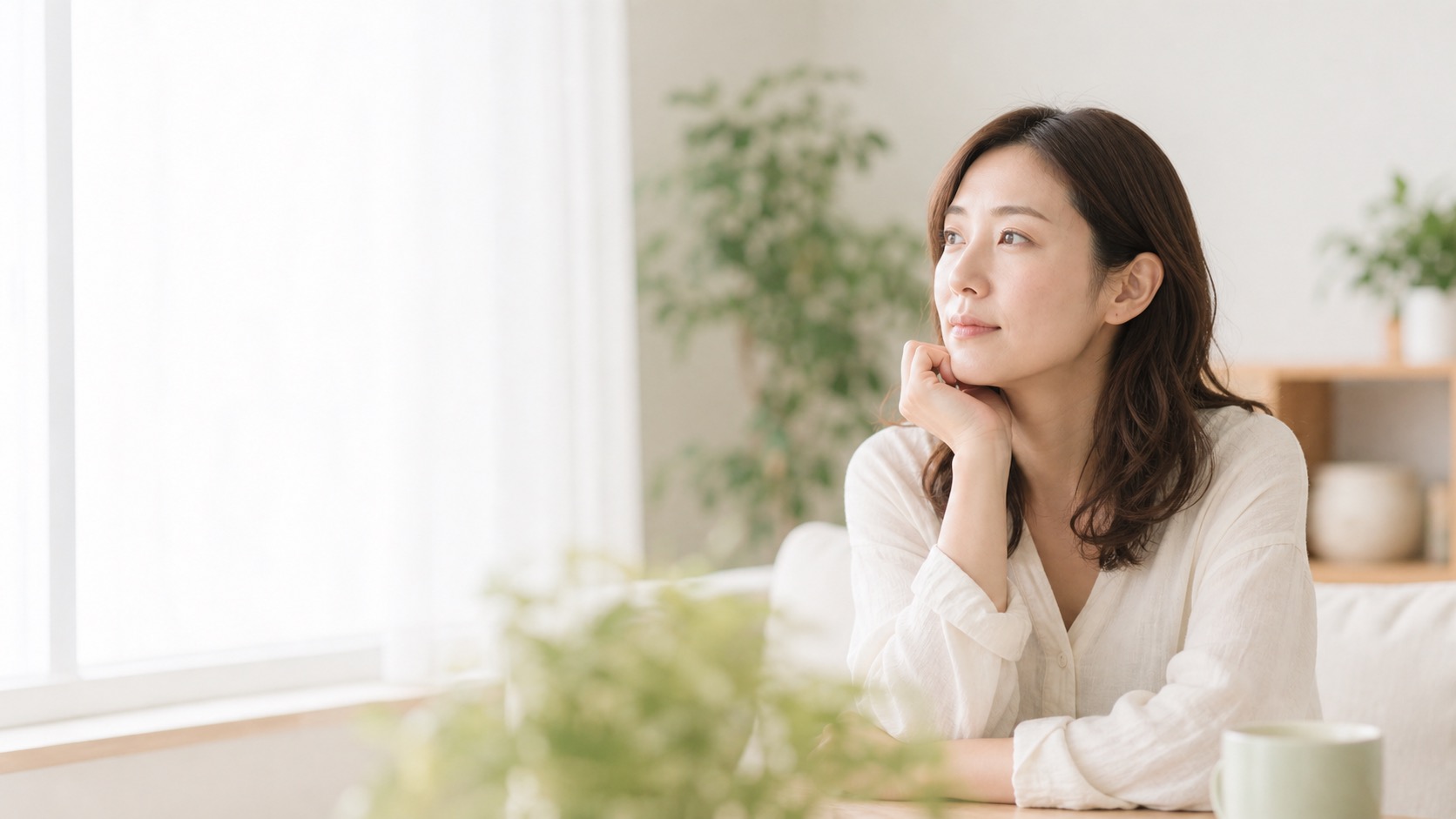 悩みを抱える女性のイメージ